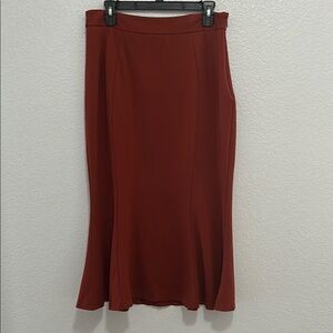 Elegant Rust Skirt